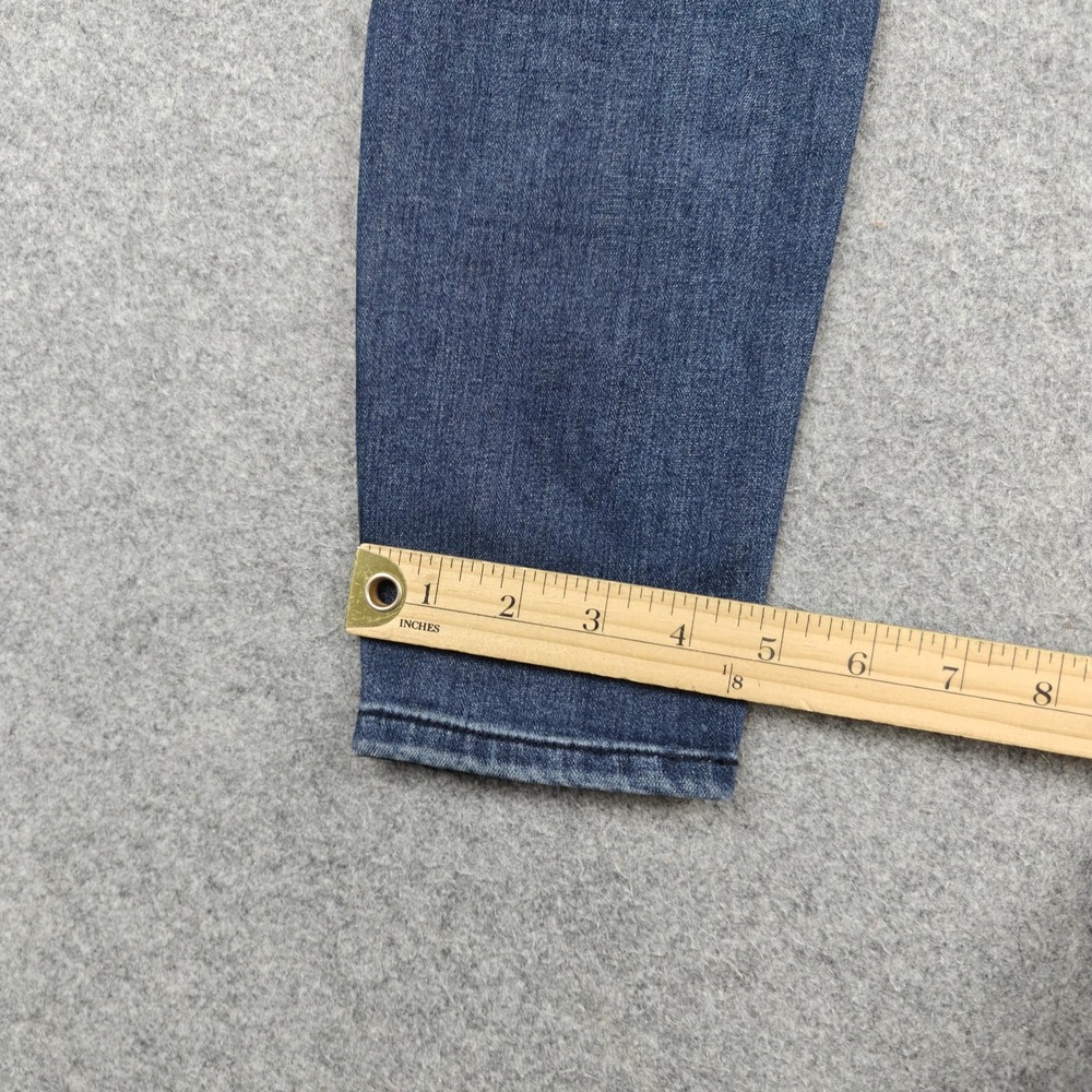 Good American Good Waist Jeans Womens 2/26 Blue Med Wash High Rise Skinny Denim - Picture 10 of 11